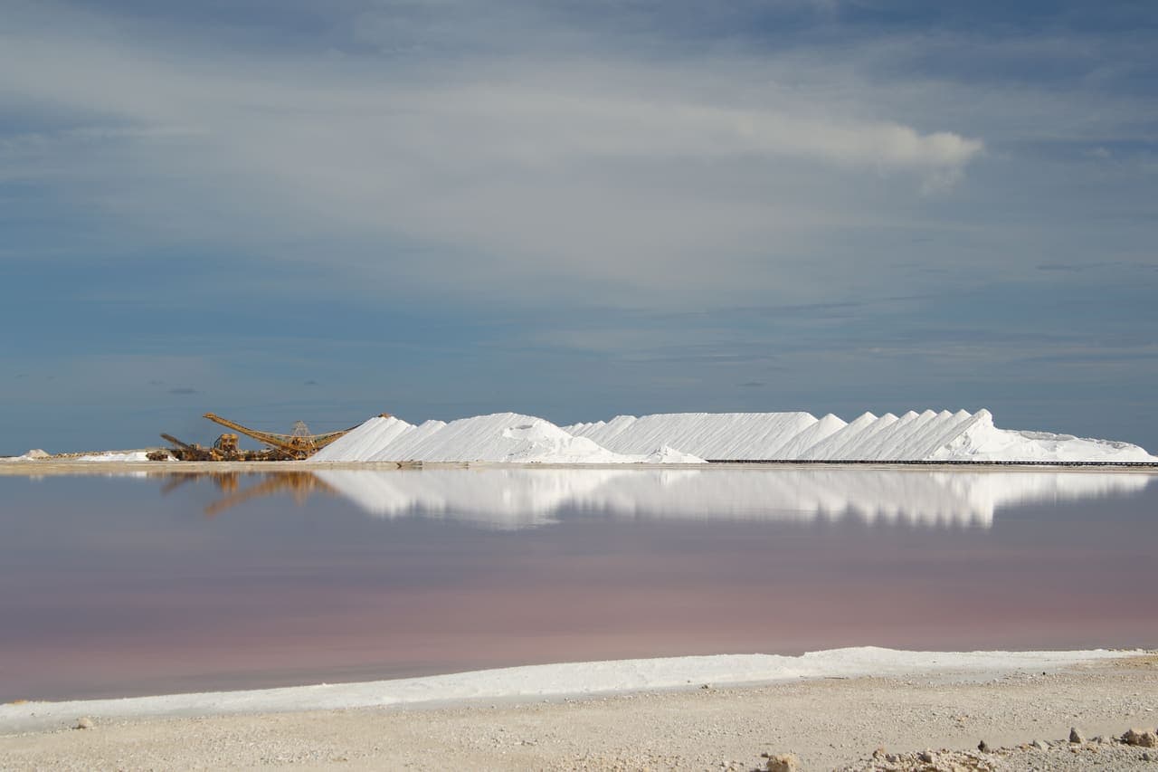 Salt pans on Bonaire
