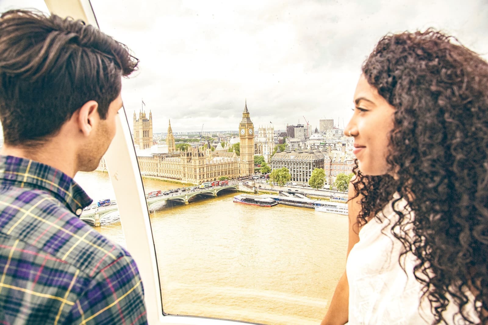 The River Thames and Big Ben in London, England
