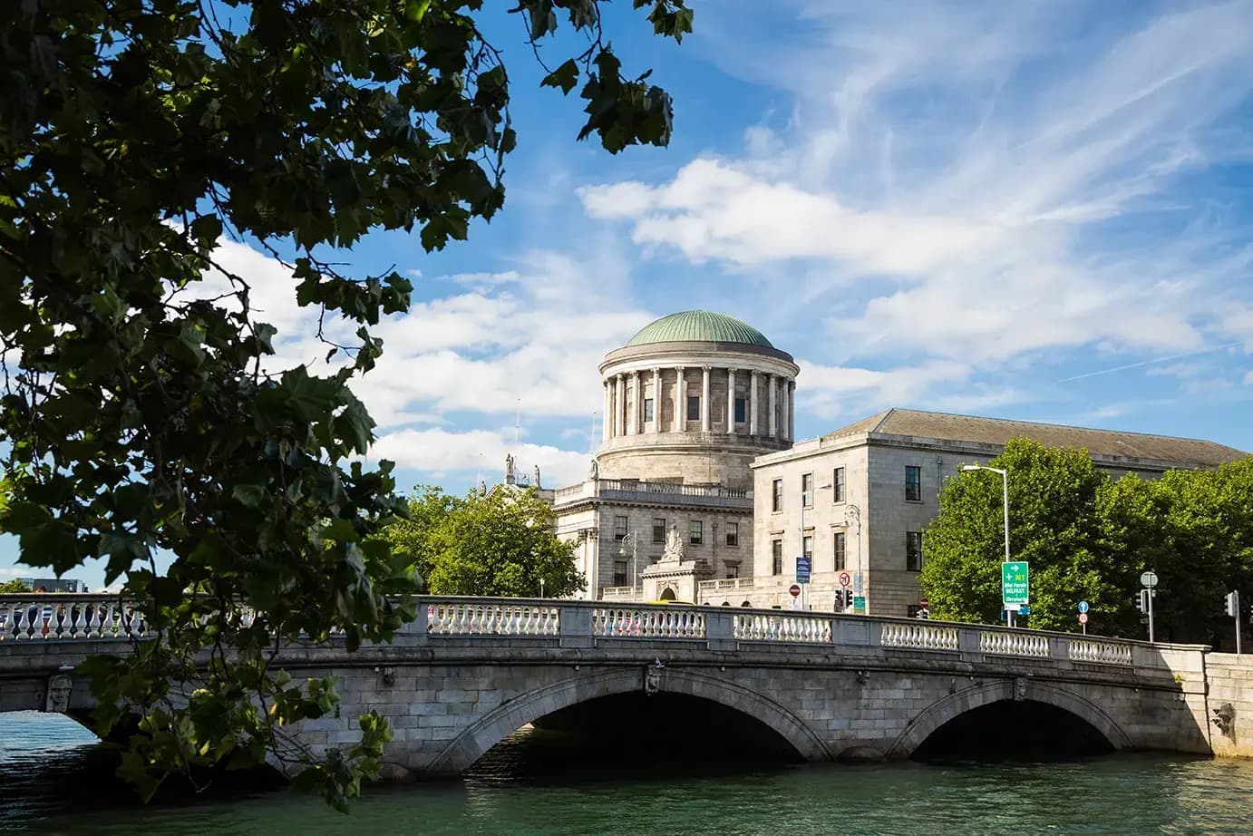 Four Courts In Dublin City, Ireland