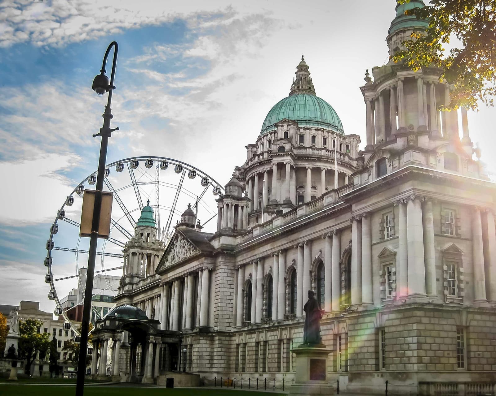 A view of Belfast City Hall in Northern Ireland