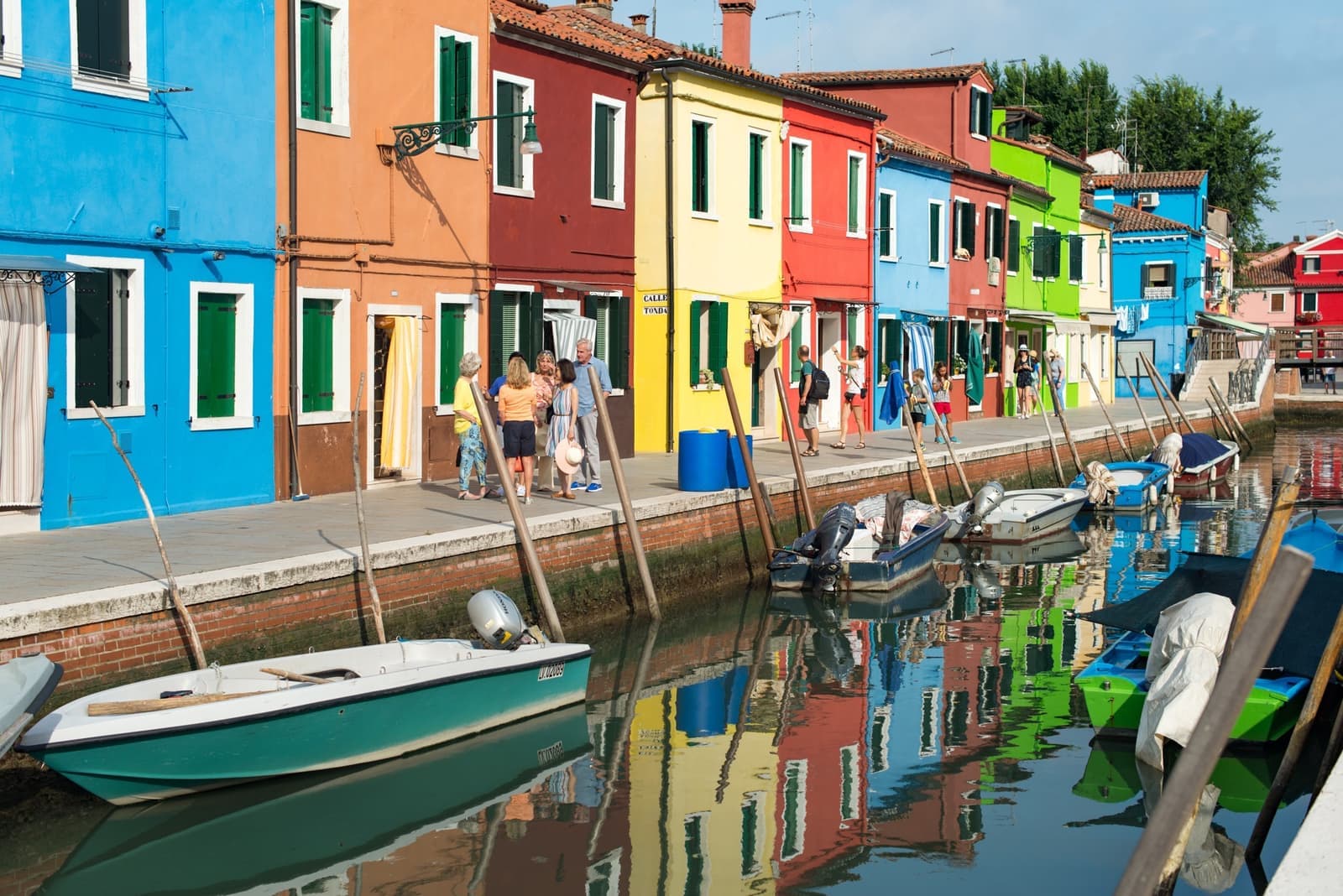 Picturesque Burano in Venice, Italy