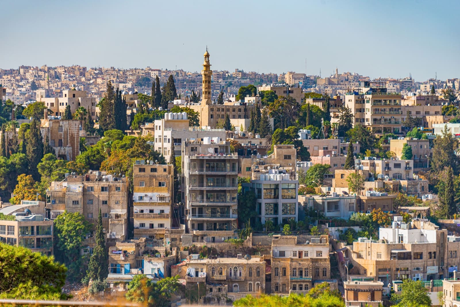 Depart Amman, Jordan