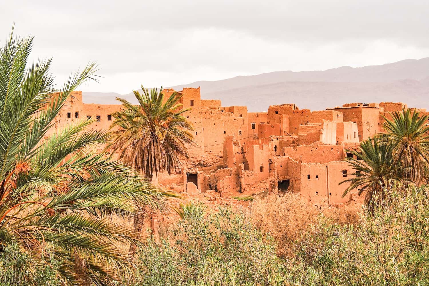 The Thousand Kasbahs Valley in Erfoud, Morocco