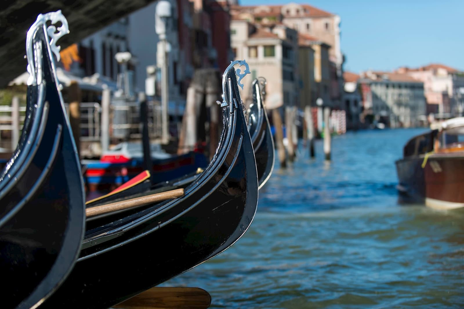 Gondolas, Venice, Italy
