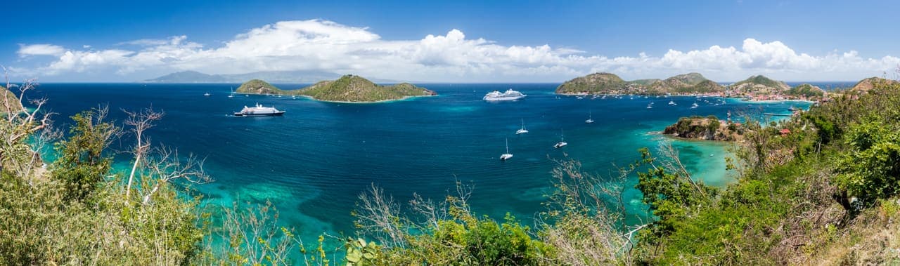 Les Saintes archipelago off Guadeloupe