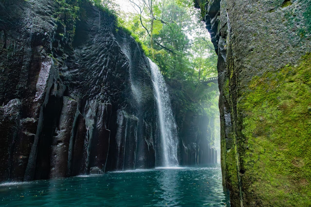 Takachiho Gorge waterfall near Miyazaki