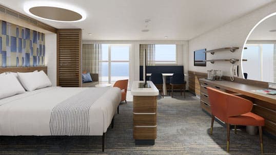 Carnival Excel Suite stateroom, Carnival Celebration