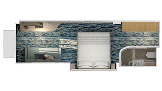 Ocean View floor plan, Carnival Celebration