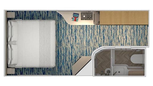 Interior floor plan, Carnival Celebration