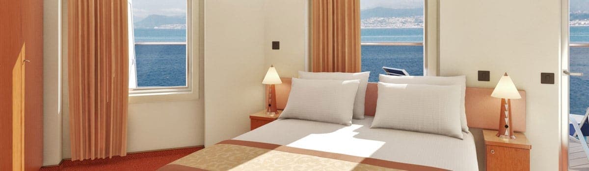 Premium Vista Balcony stateroom, Carnival Conquest