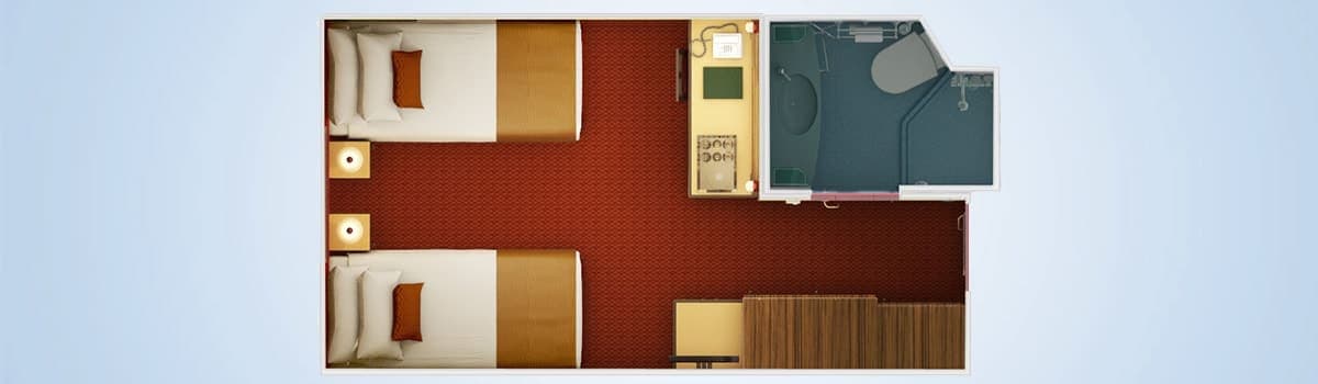 Cloud 9 Spa Interior floor plan, Carnival Dream