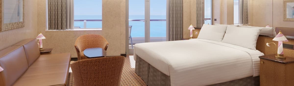 Grand Vista Suite stateroom, Carnival Luminosa