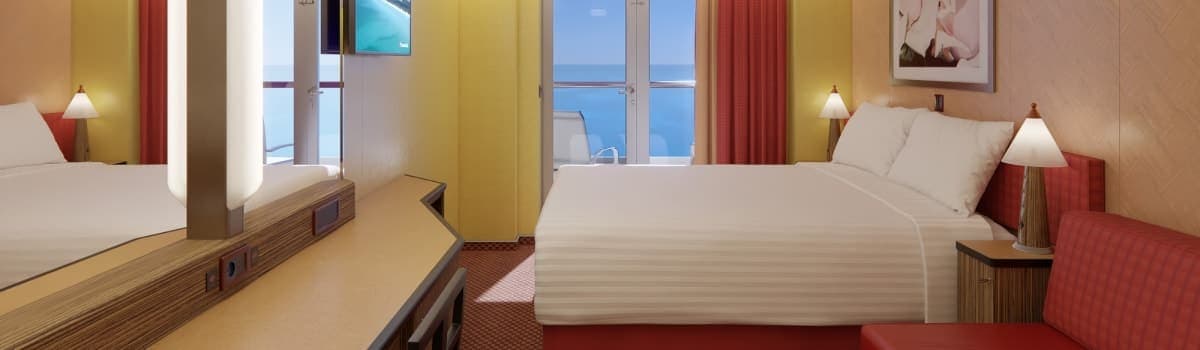 Cloud 9 Spa Balcony stateroom, Carnival Luminosa
