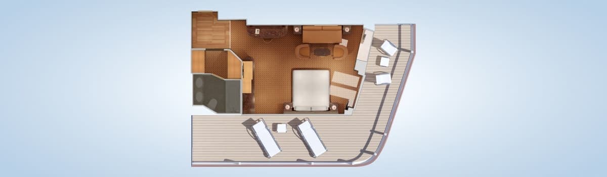 Grand Vista Suite floor plan, Carnival Luminosa