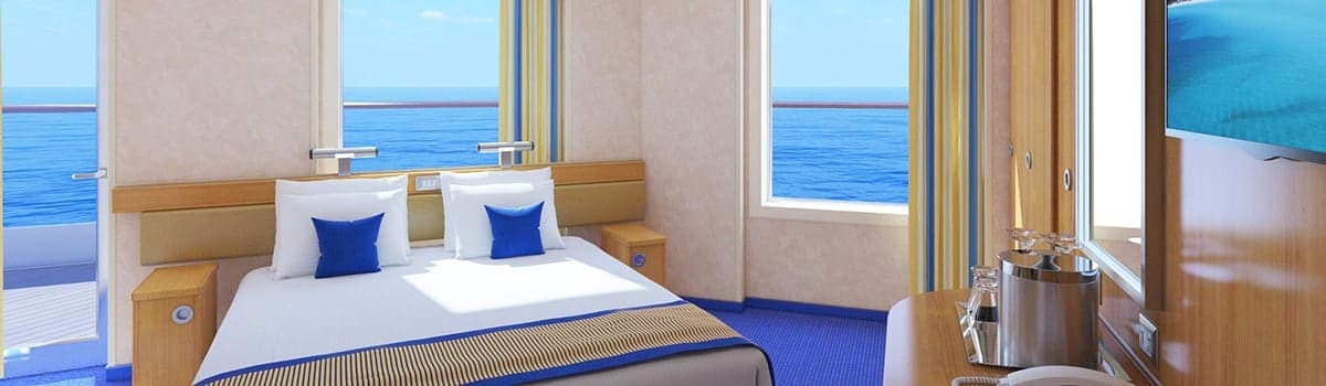 Premium Vista Balcony stateroom, Carnival Radiance