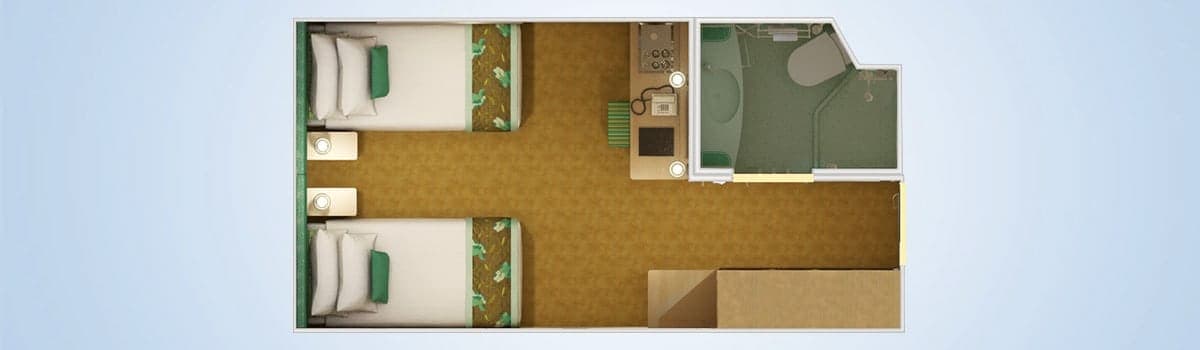 Cloud 9 Spa Interior floor plan, Carnival Sunshine