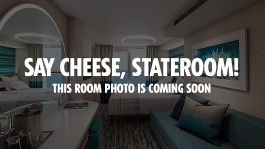 Carnival Excel Suite stateroom, Mardi Gras