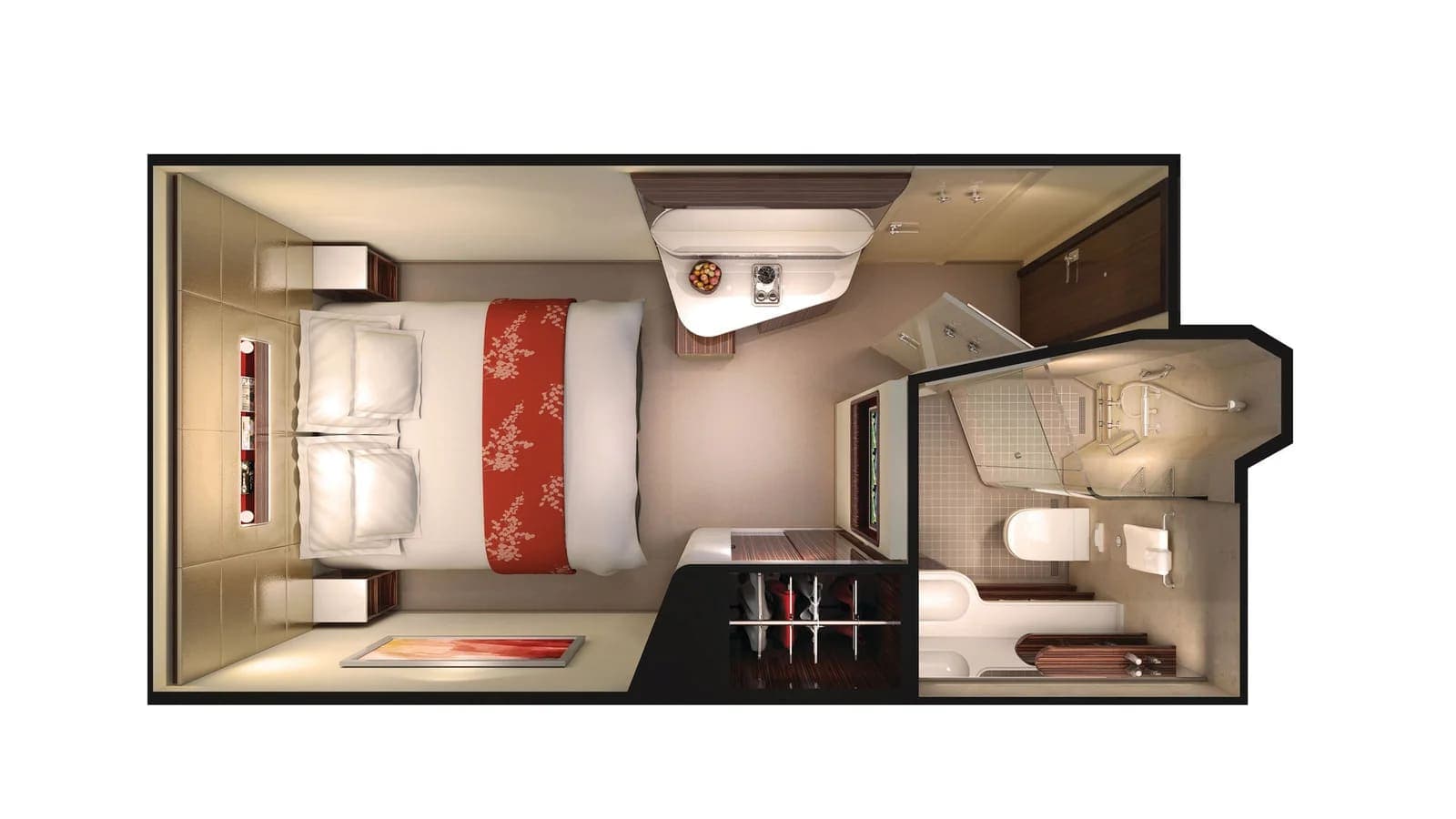 Family Inside floor plan, Norwegian Breakaway