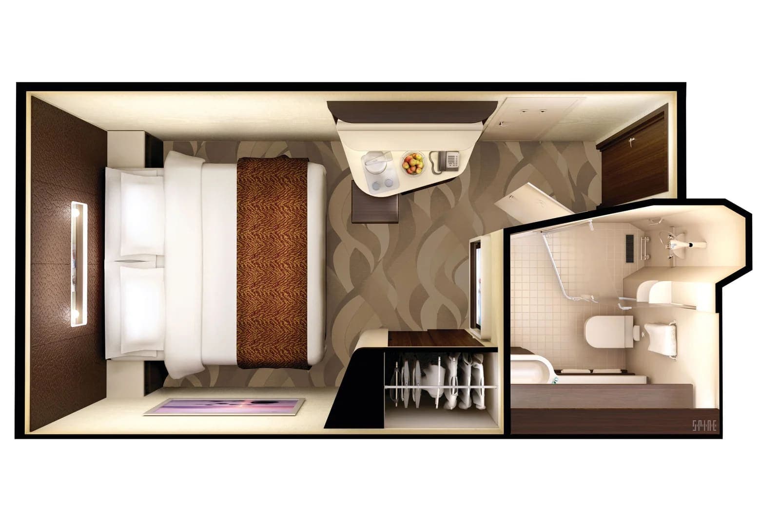 Guarantee Inside floor plan, Norwegian Escape