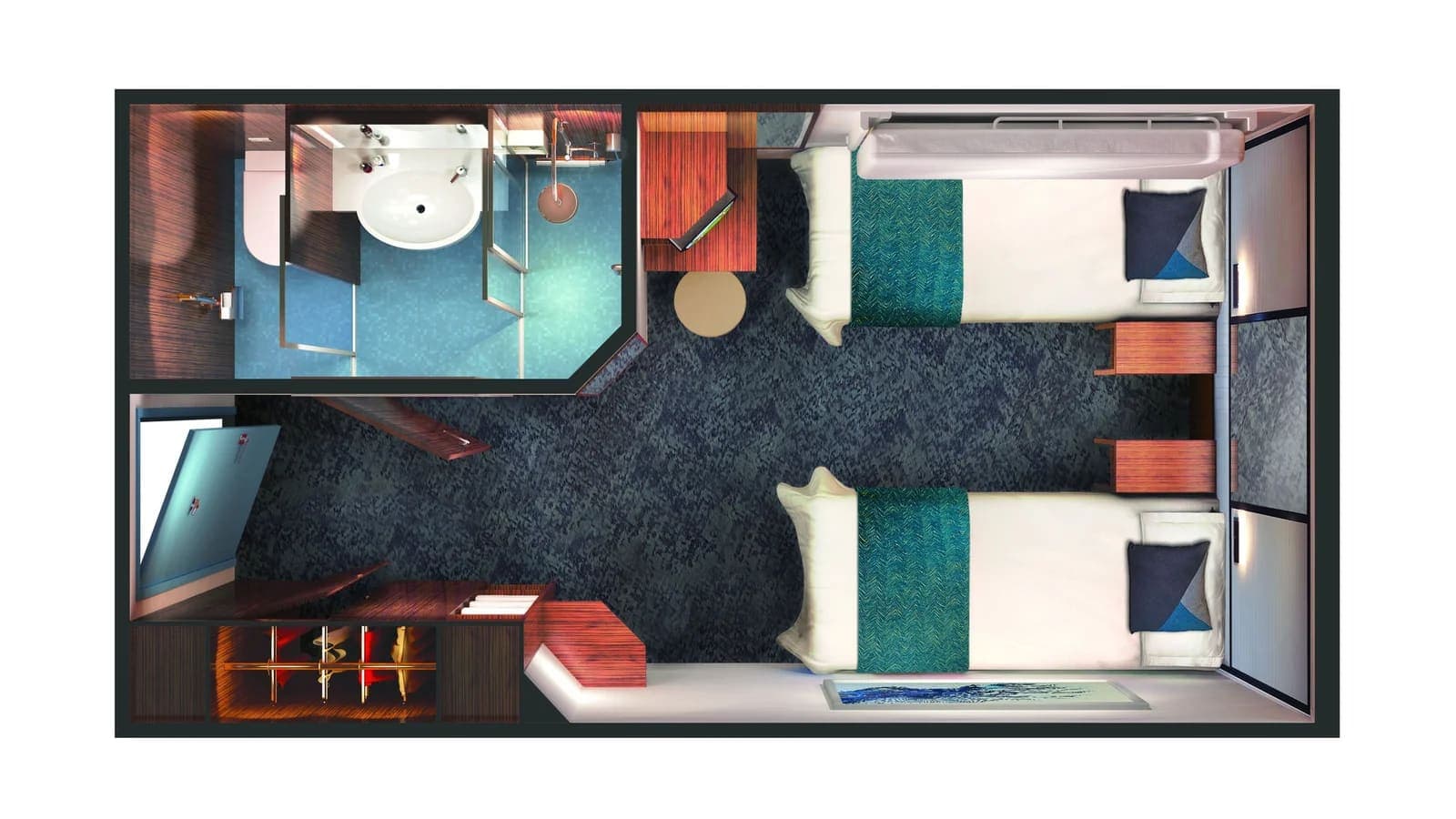 Family Inside floor plan, Norwegian Jade