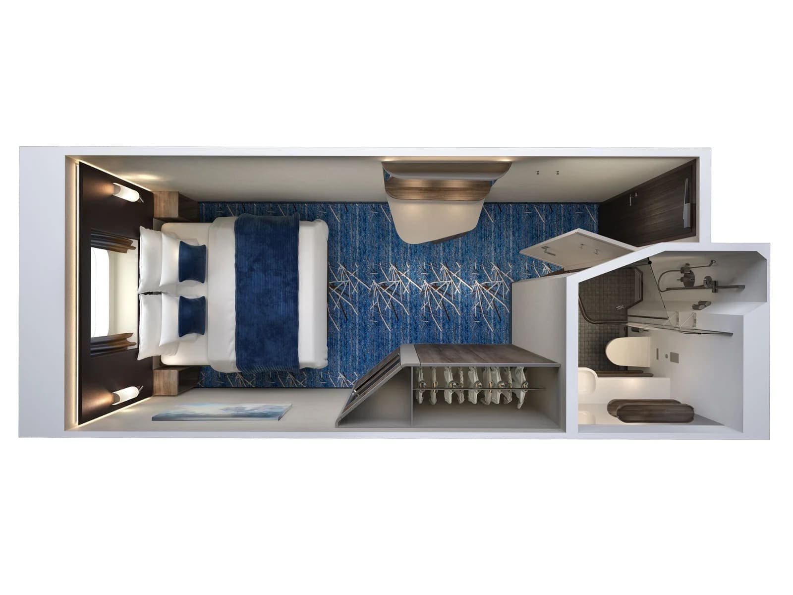 Family Oceanview floor plan, Norwegian Joy