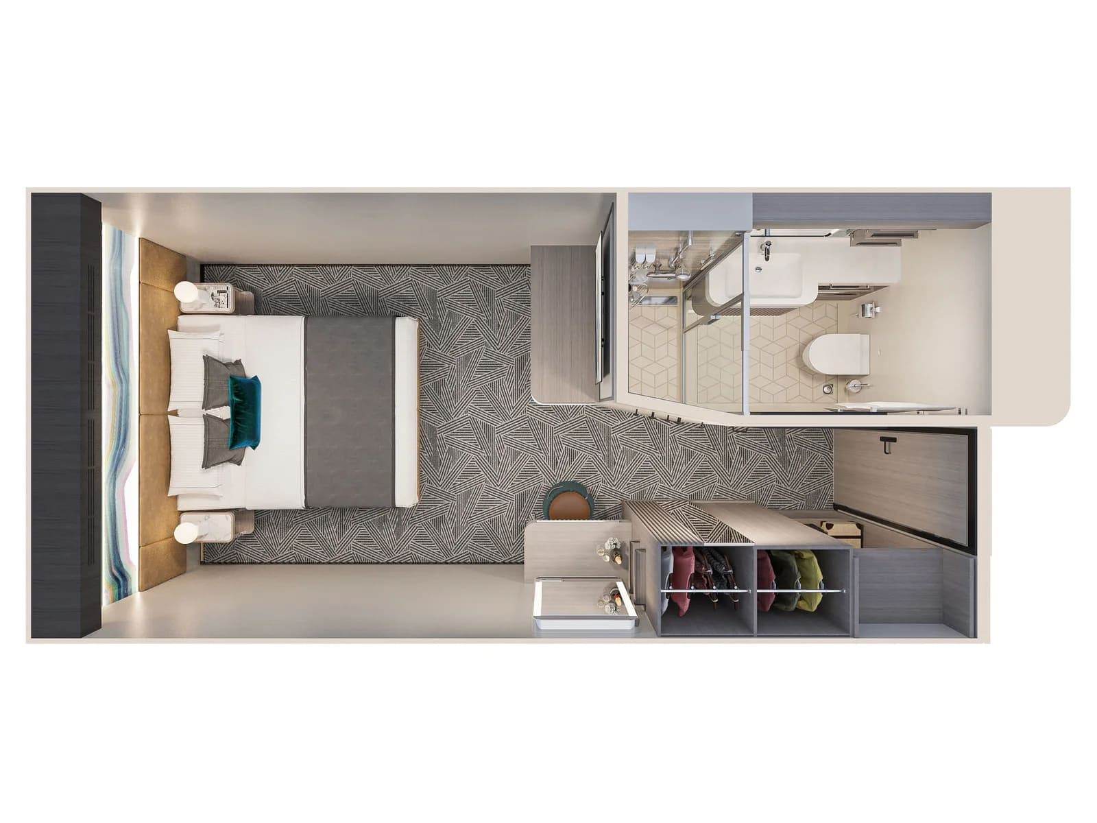 Family Inside floor plan, Norwegian Luna