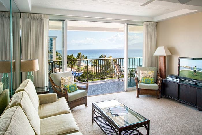 Aston at the Whaler on Kaanapali Beach: Living Room