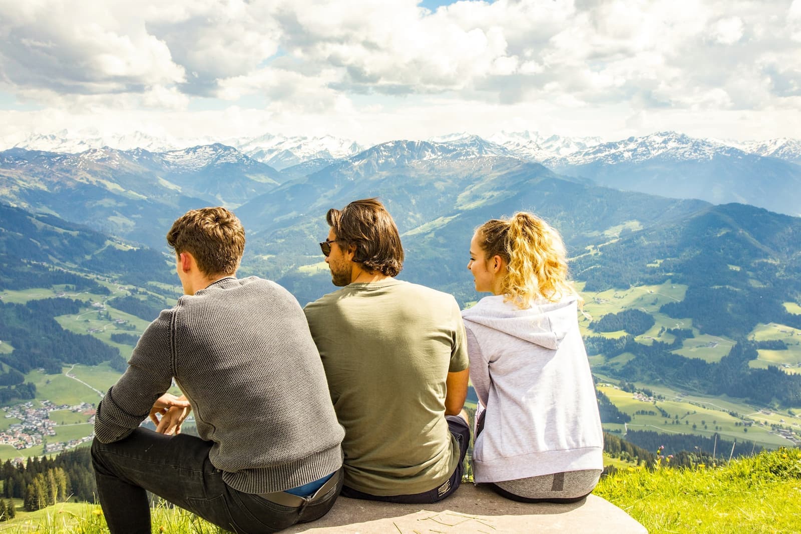 Overlooking the Austrian Alps, Austria