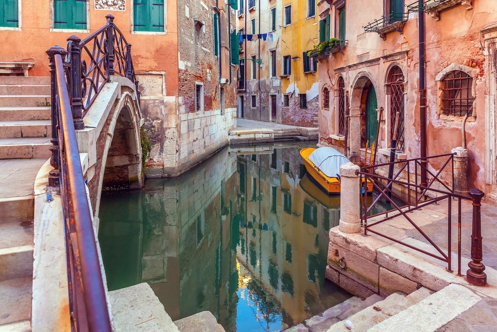 The canals of Venice, Italy