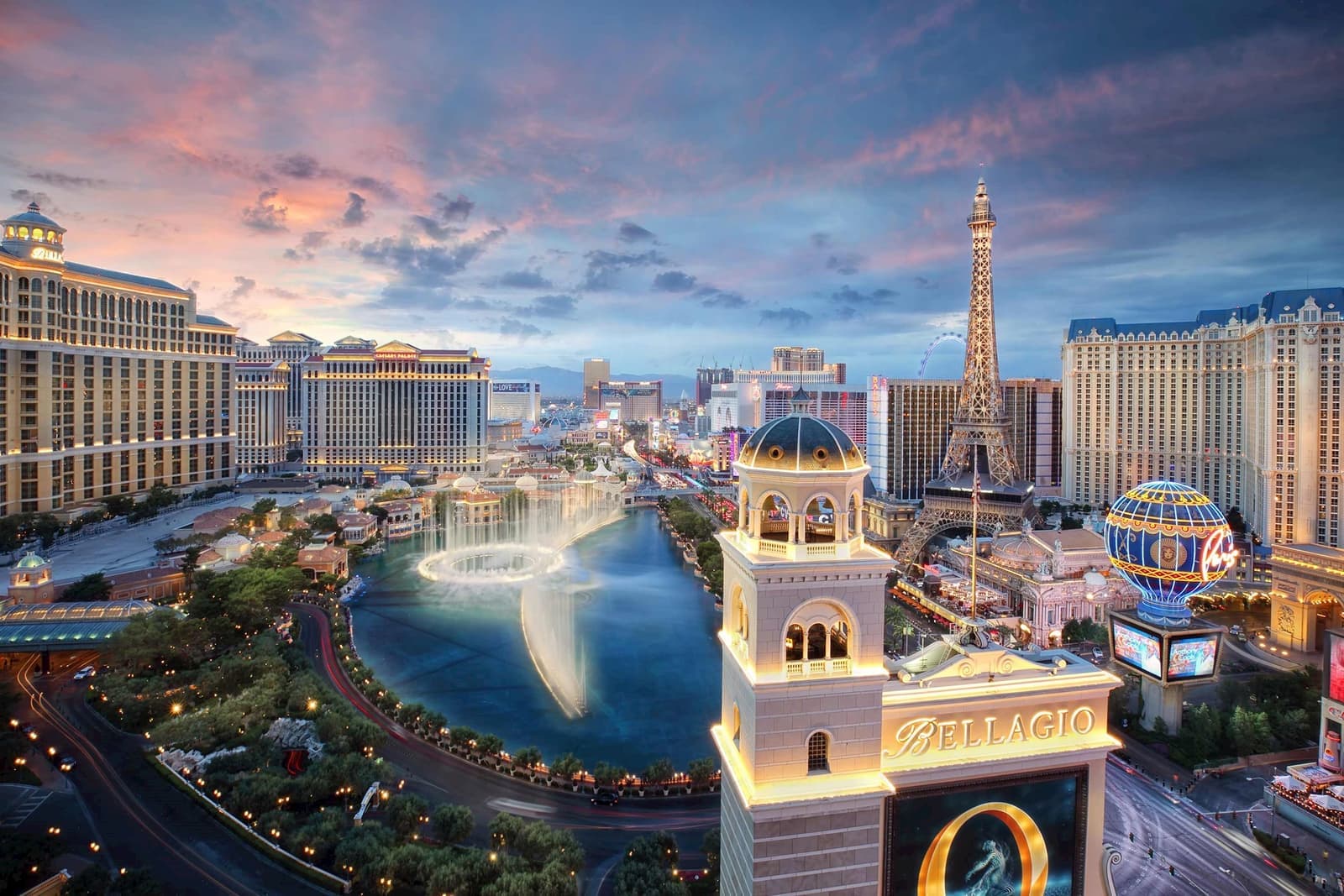 Aerial view of Las Vegas, Nevada
