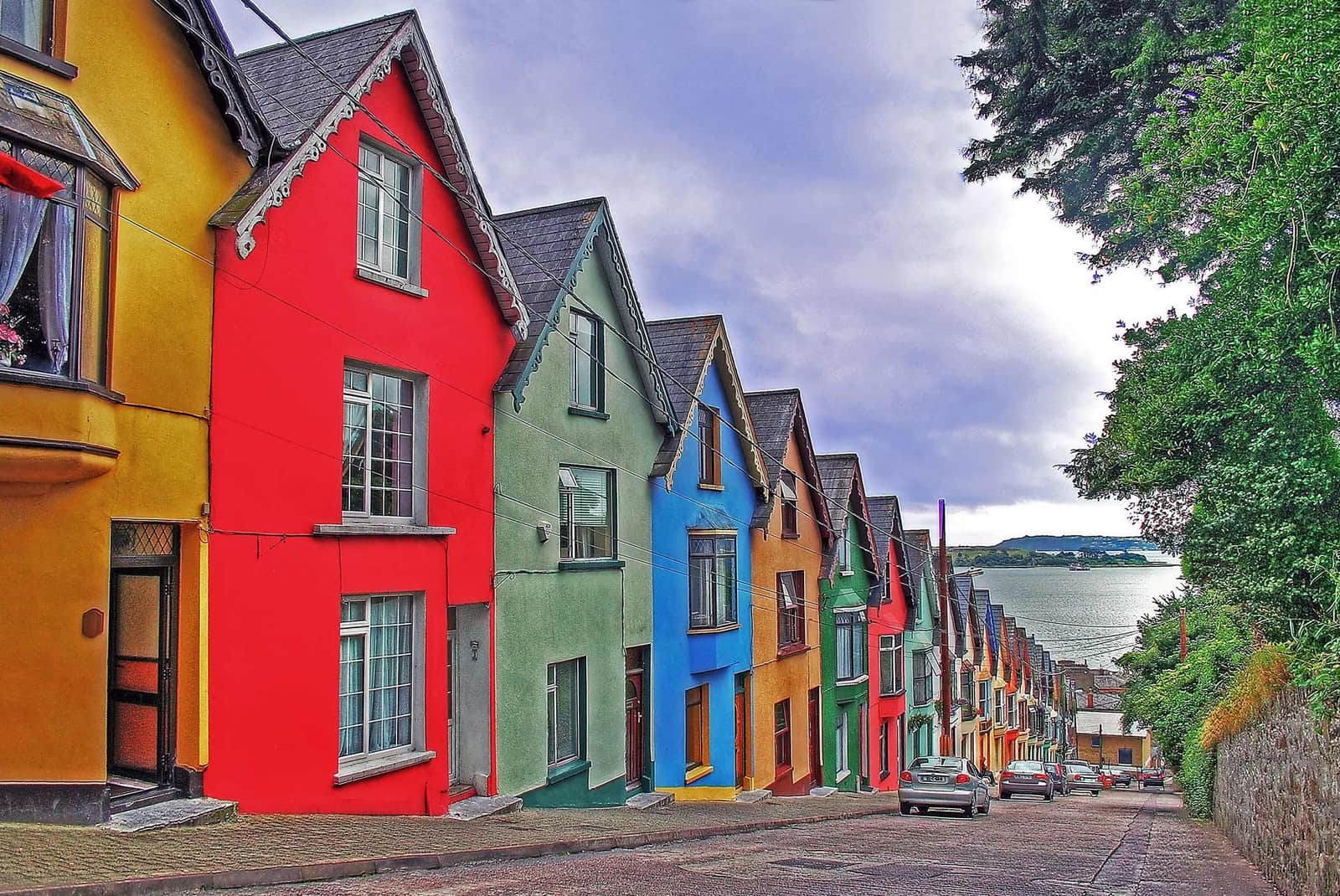 Colourful Houses in Cobh, Ireland