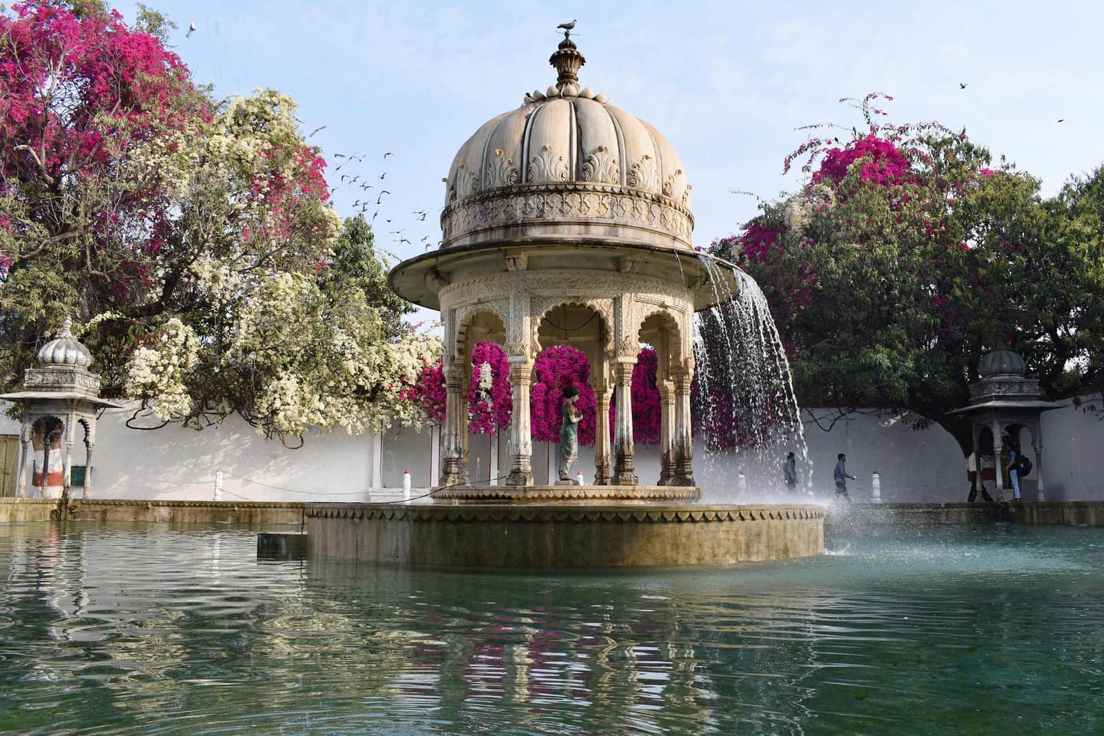 Fountain at Saheliyon Ki Bari, or Garden of the Maidens, Udaipur, India