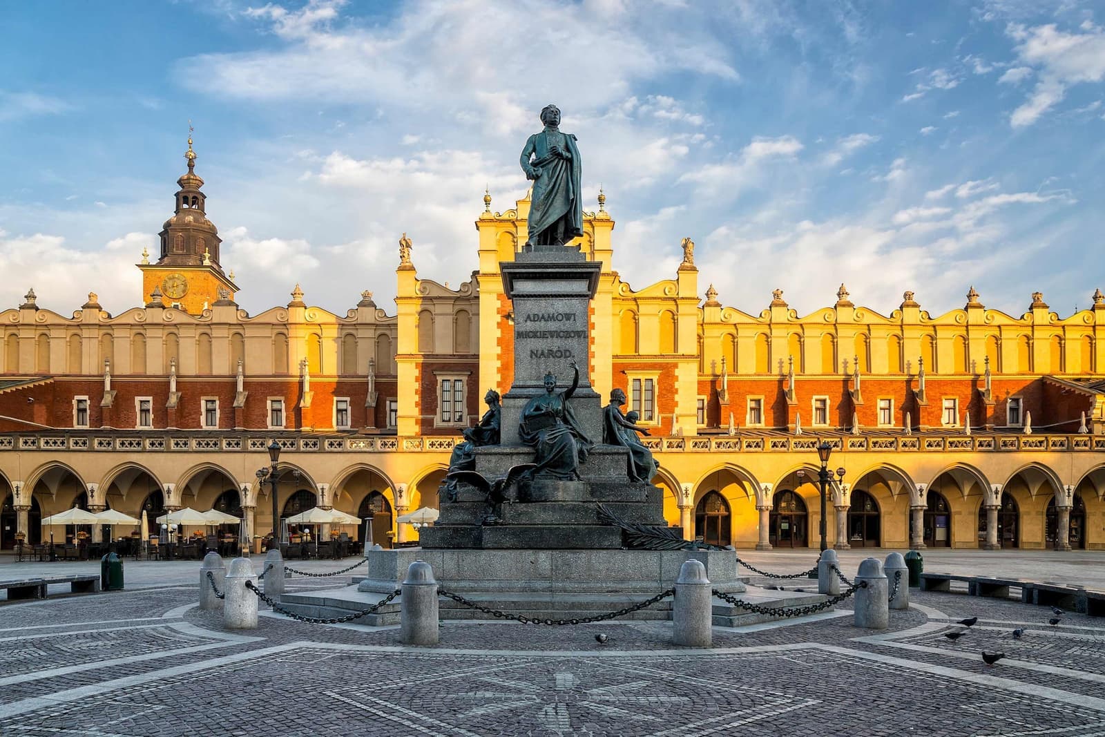 The Main Market Square of Krakow, Poland