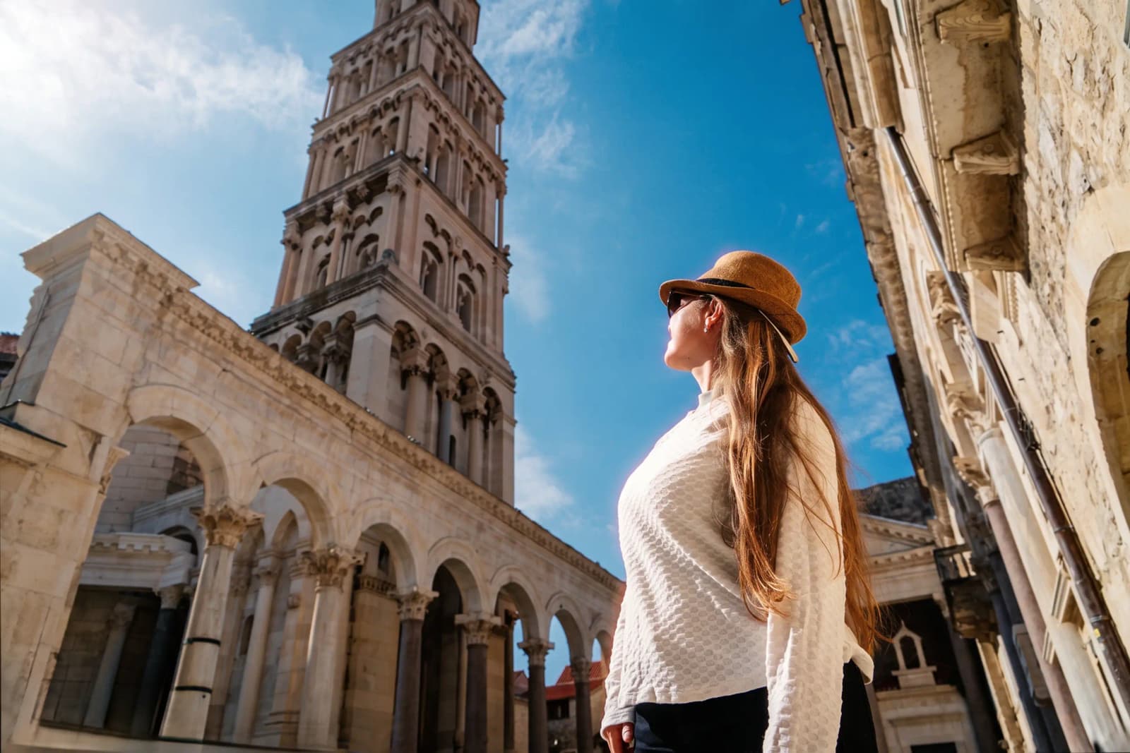 Day Hero tourist diocletians palace, Split, Croatia