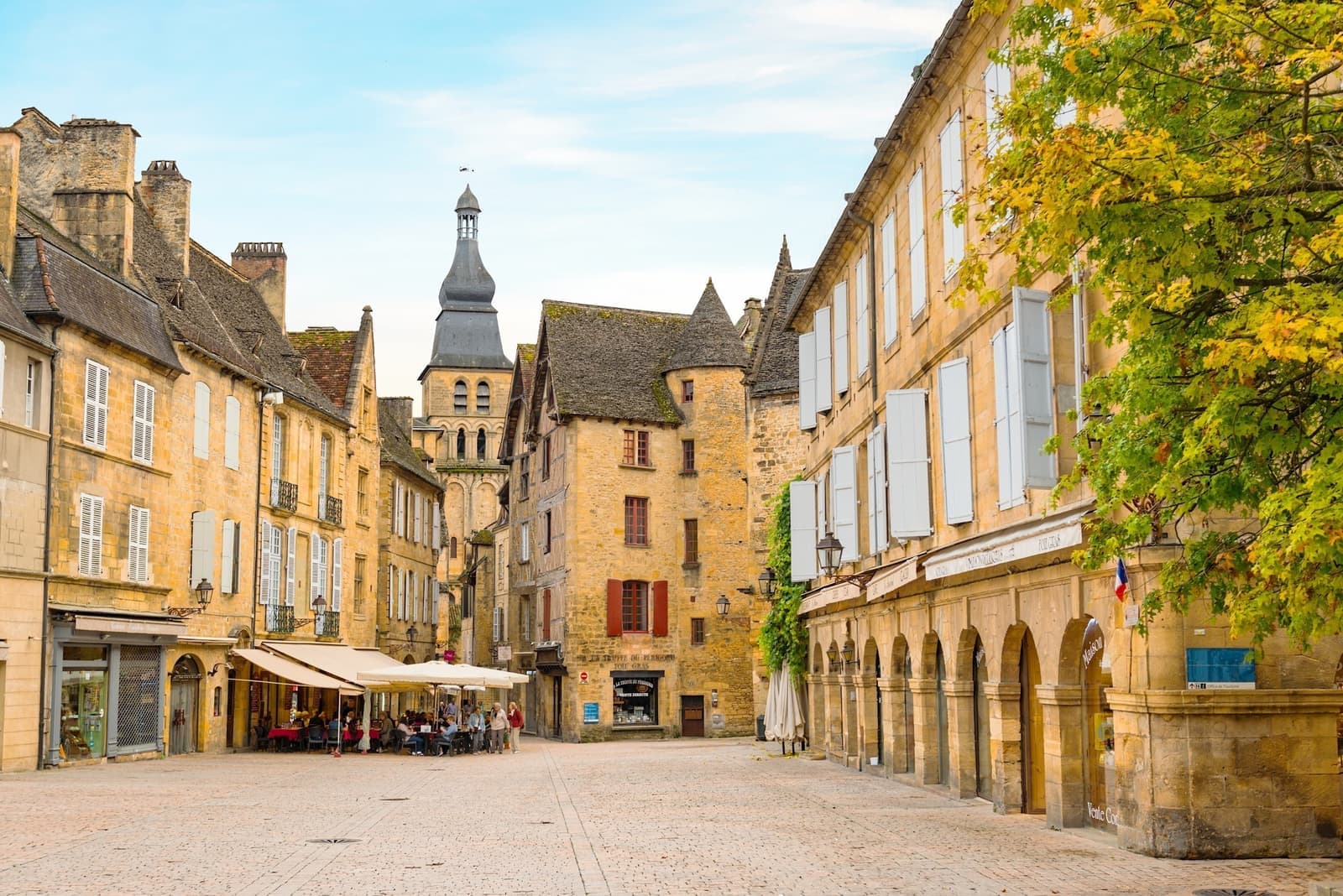 The historic village of Sarlat-de-Caneda, France