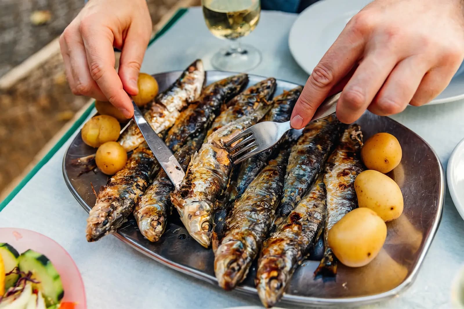 Day Hero Sardines With Potatoes, Alentejo, Portugal