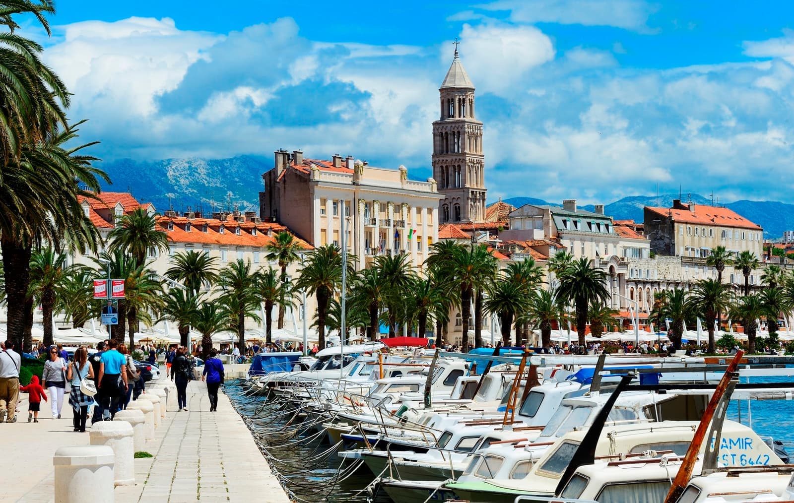 Old town of Split Croatia