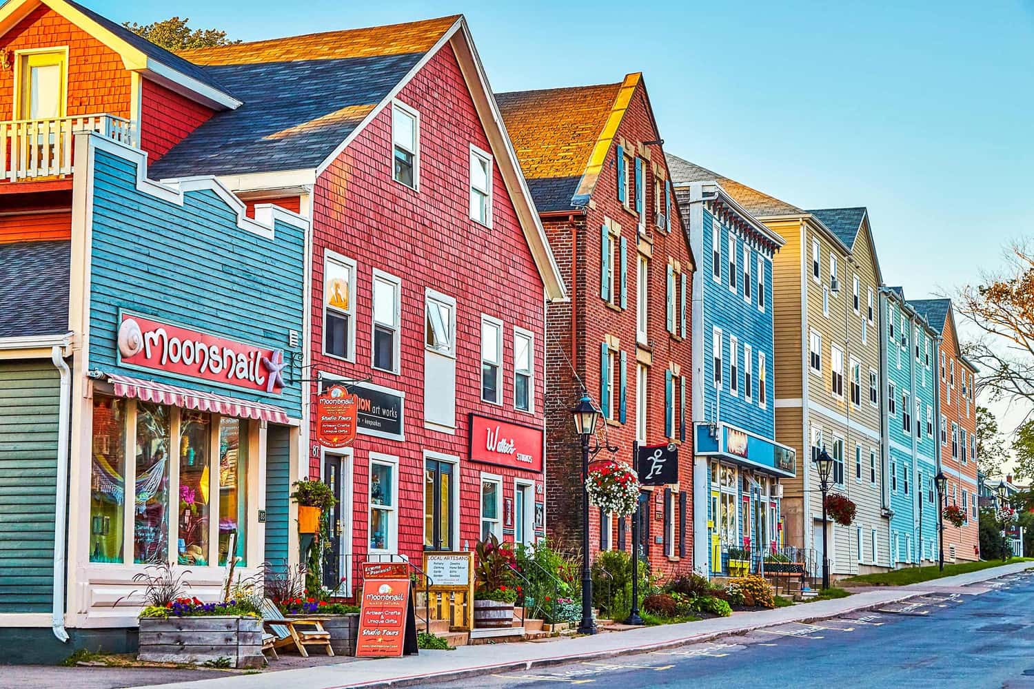 Colourful Shops in Charlottetown, Canada