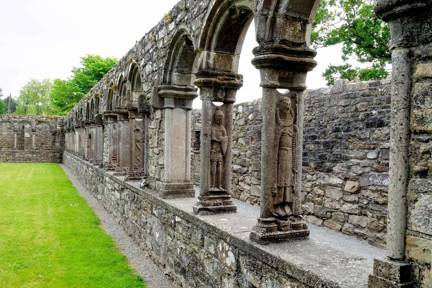 Jerpoint Abbey in Kilkenny, Ireland