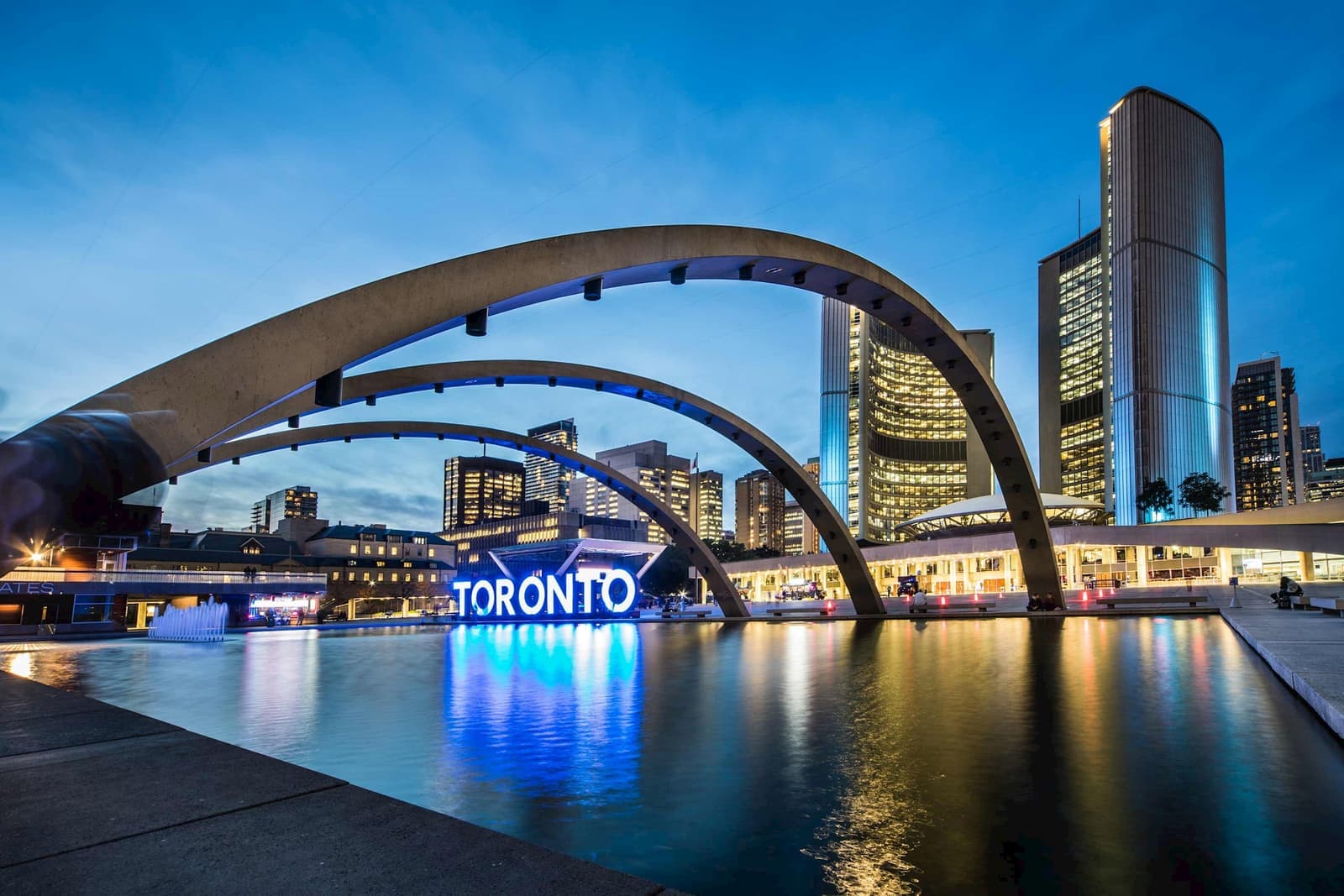 City landscape view of Toronto, Canada