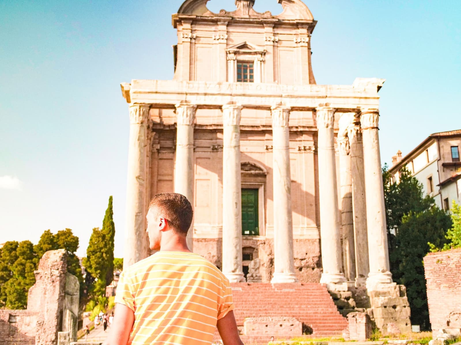 The Roman Forum in Rome, Italy