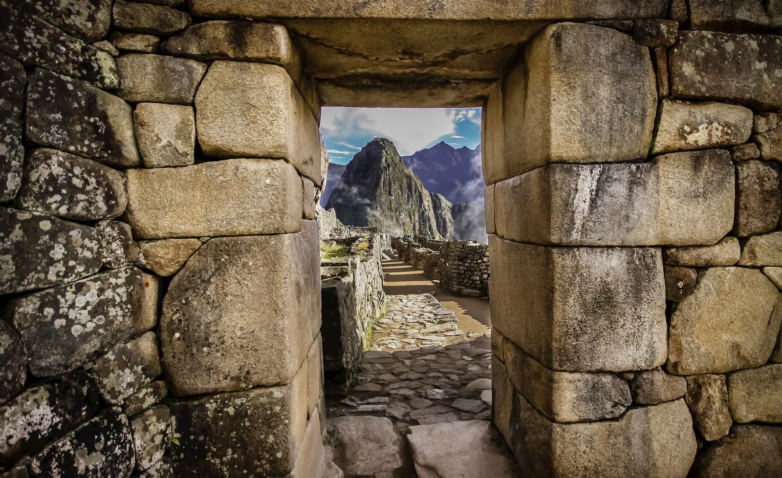 Sightseeing at Machu Picchu, Peru