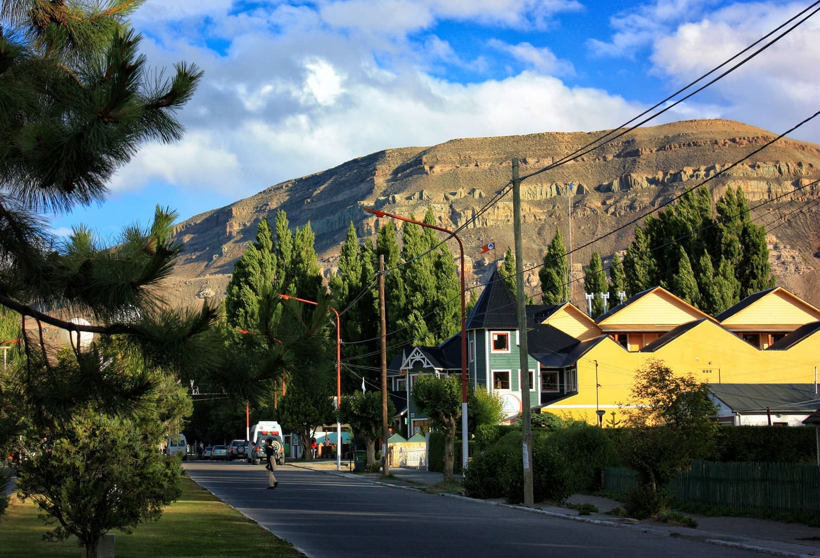 Main Avenue Of El Calafate Argentina