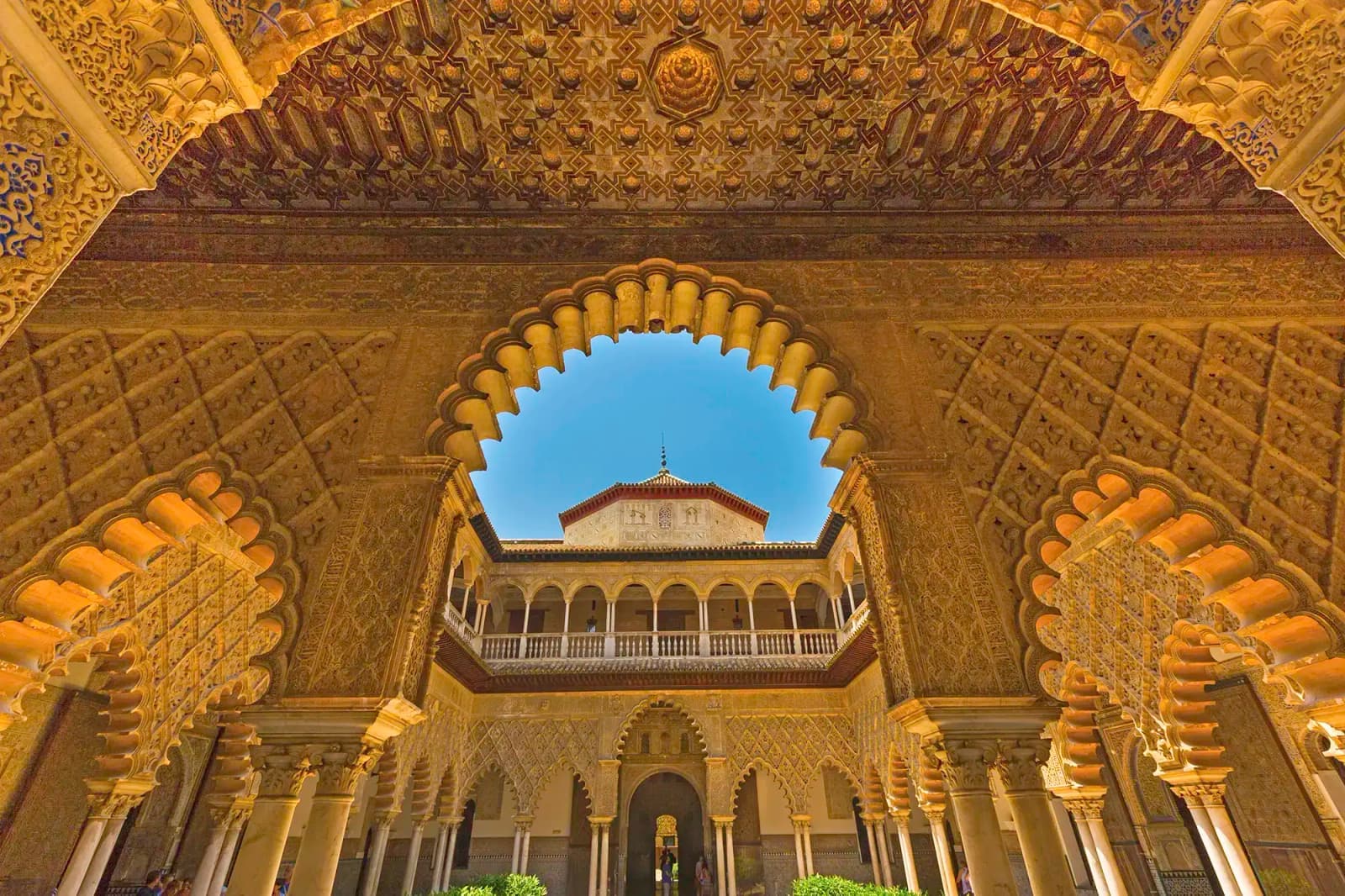 Day Hero Courtyard of the Maidens, Seville, Spain