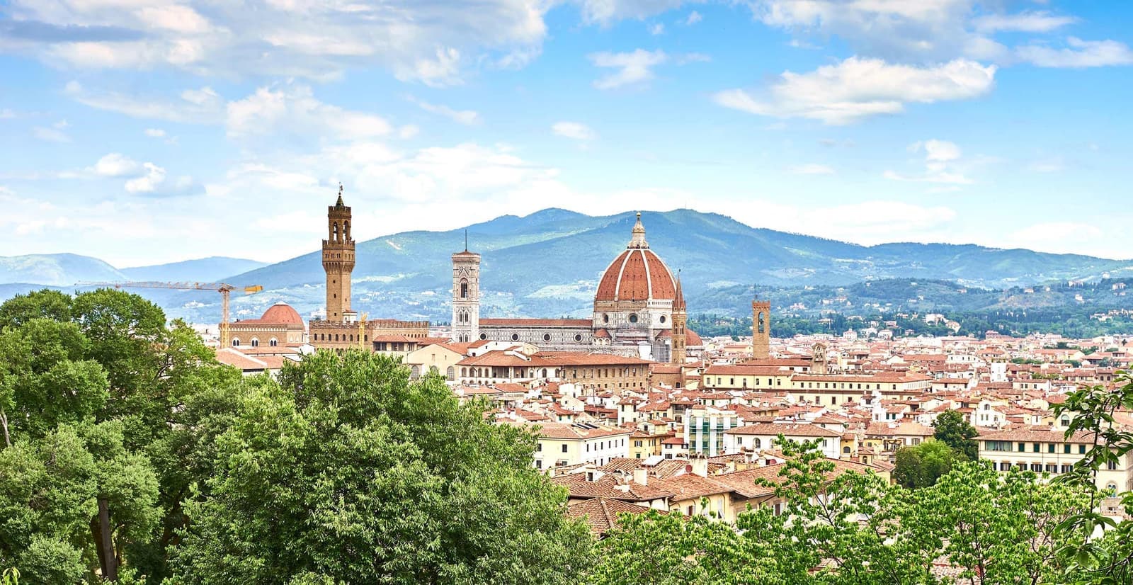 A scenic view of the city of Florence, Italy