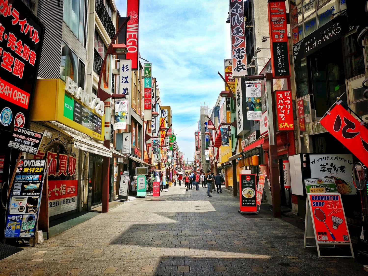 The Ameyoko Street Market in Tokyo, Japan