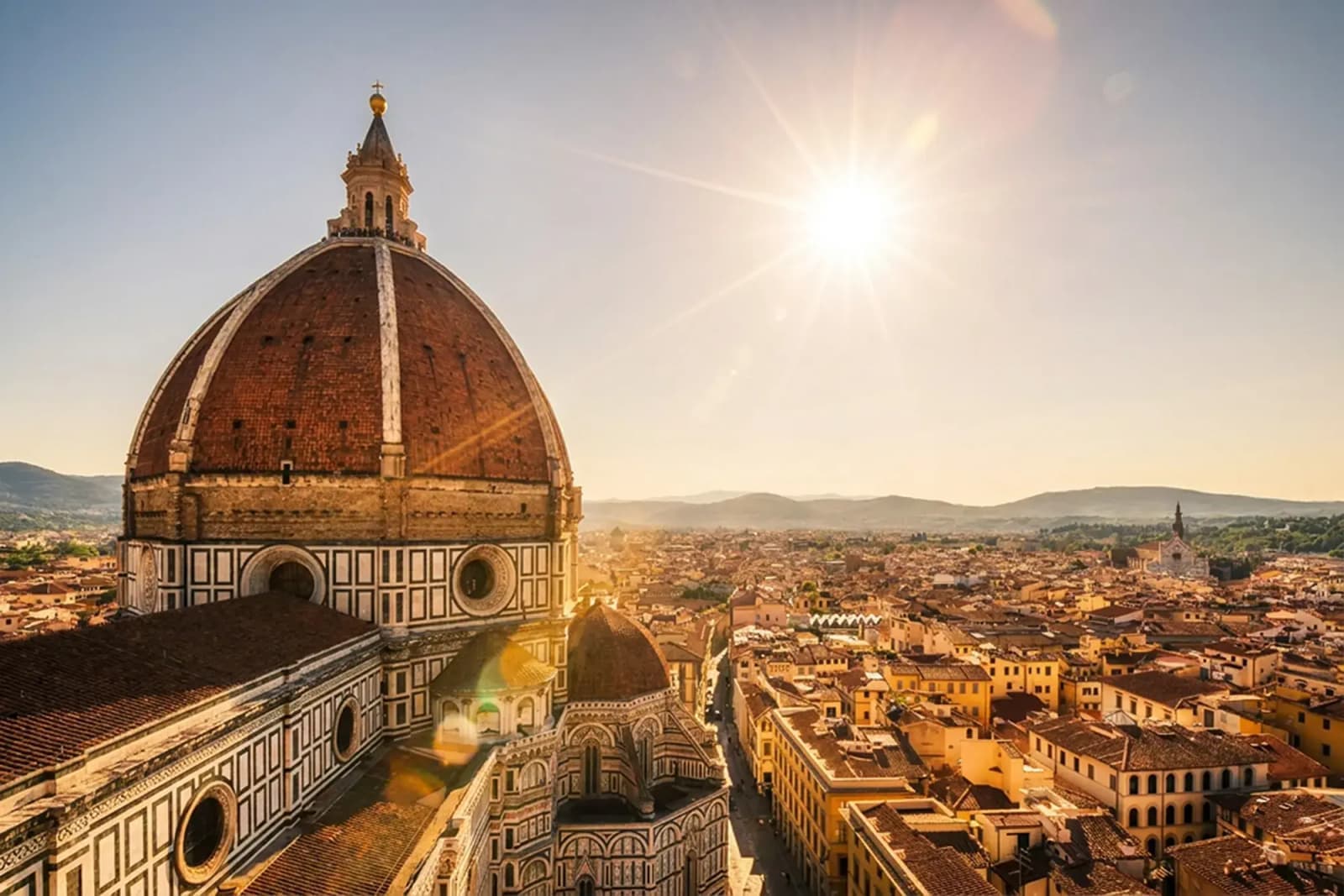 Brunelleschi's Dome on the Florence Cathedral in Italy.