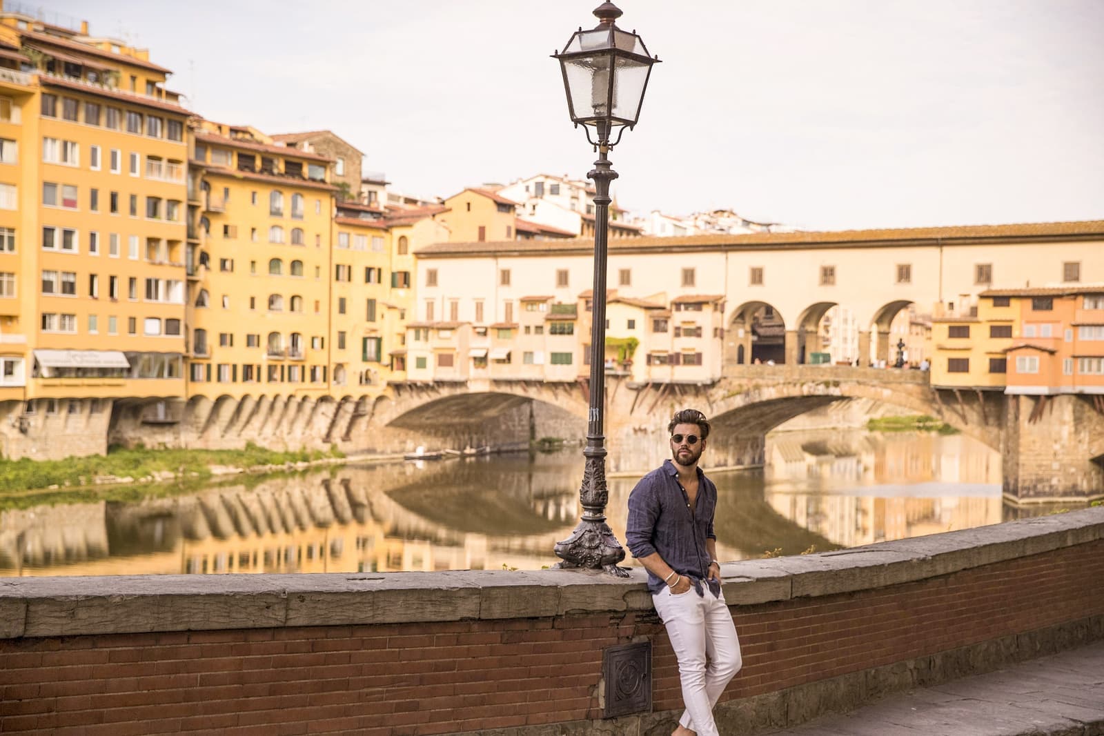 The Ponte Vecchio Bridge in Florence, Italy