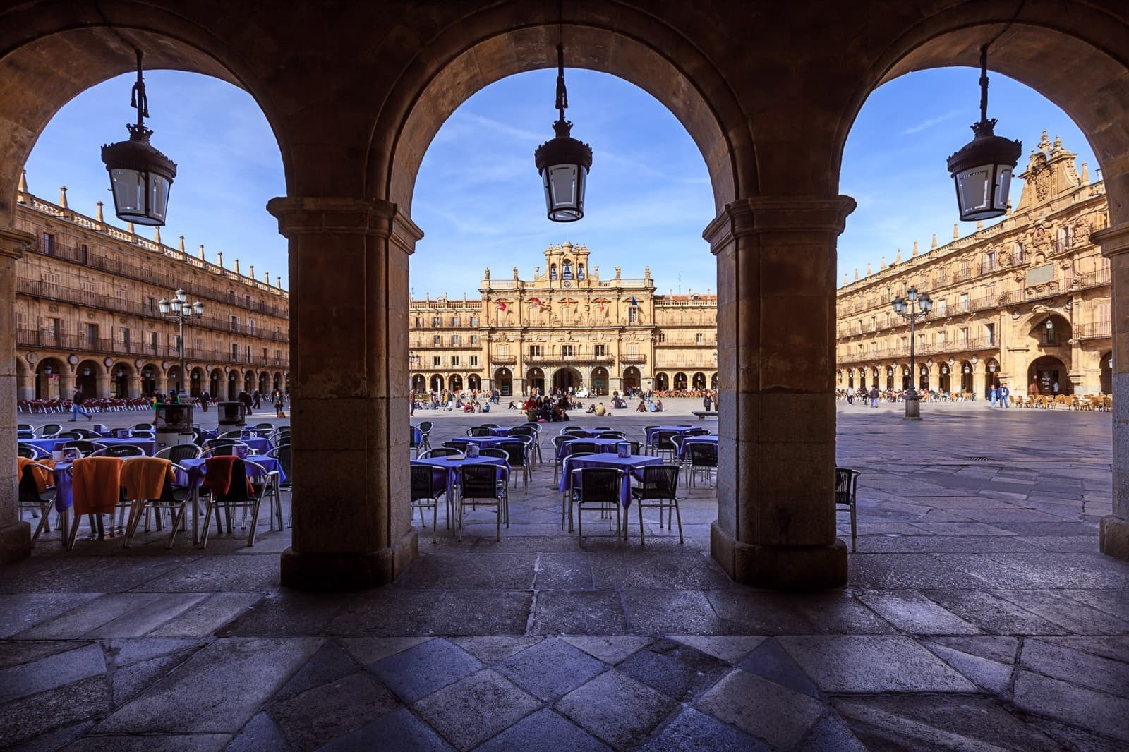 Plaza Mayor Square in Salamanca, Spain