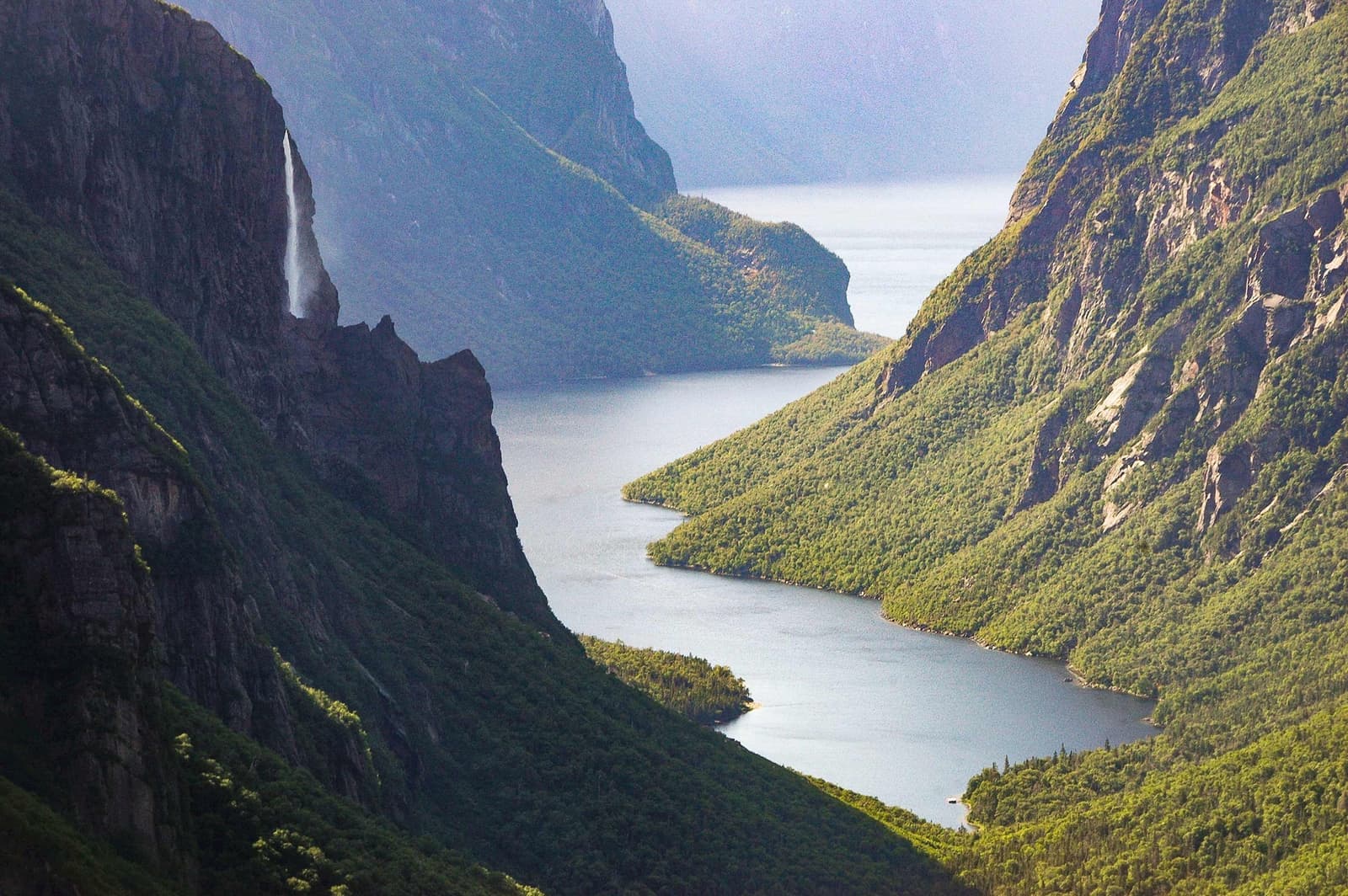 Western Brook Pond in Gros Morne National Park, Canada